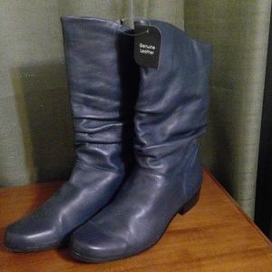Blue Boots Size 8